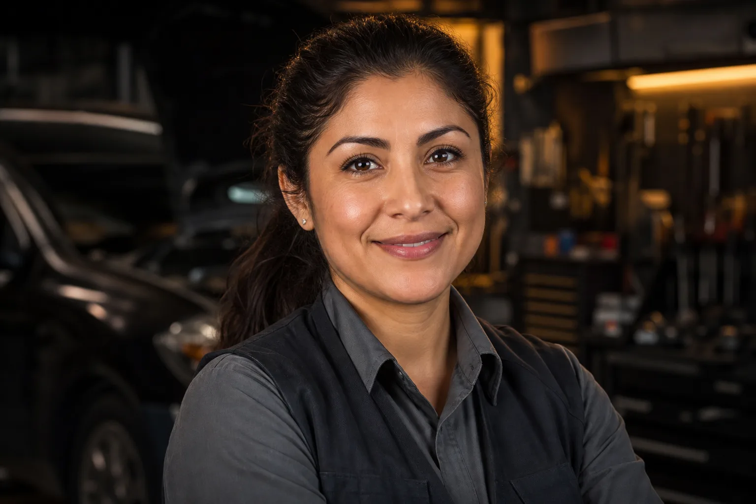 Elena Rodriguez, Transmission Systems Specialist portrait, 400x400 pixels